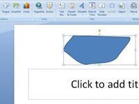 Cómo dibujar polígonos o formas libres en las diapositivas de PowerPoint 2007