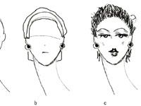 Cómo dibujar diferentes peinados sobre figuras femeninas de moda