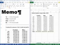 Cómo incrustar y vincular datos de Excel 2013 en la palabra 2013