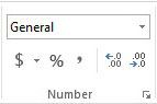 ¿Cómo encontrar los excel 2013 la barra de herramientas de formato botones equivalentes