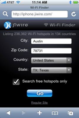 ���� - ¿Cómo encontrar puntos de acceso Wi-Fi utilizando JiWire