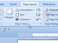 Cómo dar formato a la orientación de página en Word 2007