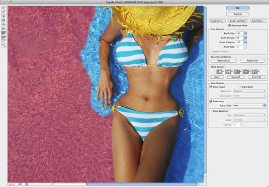 Cómo congelar y descongelar las áreas de imagen en Photoshop CS6