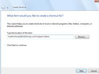 ¿Cómo generar un acceso directo de correo electrónico en Windows Vista
