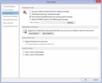 Cómo obtener un ID digital para Outlook 2013's security features