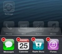 Cómo obtener aplicaciones del iphone 5 bandeja multitarea