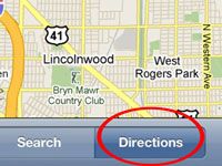 ���� - Cómo obtener direcciones caminar con la aplicación de mapas iPhone