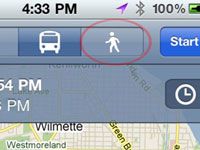 Cómo obtener direcciones caminar con la aplicación de mapas iPhone