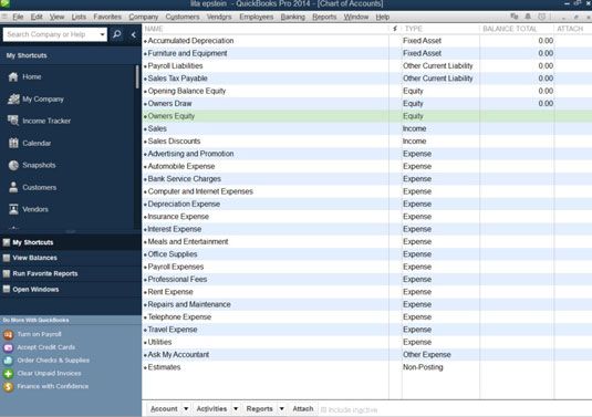 En QuickBooks, introduce los ingresos por intereses en el inicio del proceso de conciliación de cuentas. [C