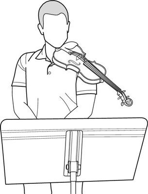 Cómo sostener el violín