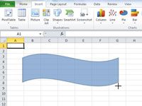 ¿Cómo insertar figuras en una hoja de cálculo de Excel 2010