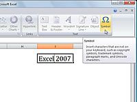 ¿Cómo insertar símbolos y caracteres especiales en Excel 2007