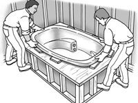 Cómo instalar una bañera plataforma