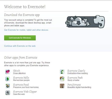 ���� - Cómo instalar Evernote para dispositivos móviles