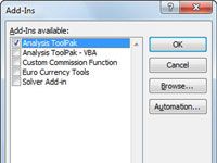 ¿Cómo instalar las Herramientas para análisis de Excel 2010