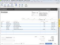 Cómo facturar a un cliente en QuickBooks 2013