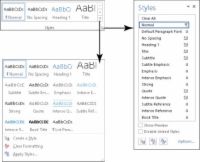 Cómo localizar estilos en Word 2013