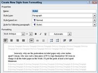Cómo hacer su propio estilo de formato en Word 2010