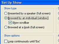 Cómo hacer que su powerpoint 2007 la presentación de una presentación a ejecutar de usuario