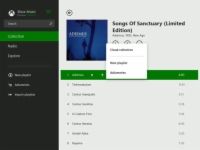 Cómo gestionar listas de reproducción en las ventanas de aplicaciones de música xbox 8,1 metro