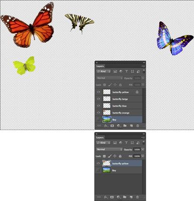 Cómo combinar capas en Photoshop CS6