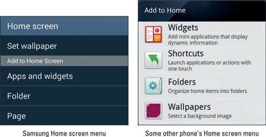 ���� - Cómo mover los paneles de pantalla de inicio en un teléfono Android