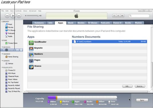 ���� - Cómo mover archivos de iWork entre su ipad y equipo