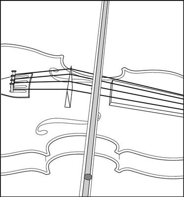 Cómo mover el arco sobre el violín