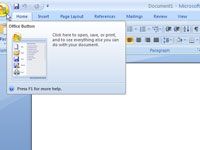 ¿Cómo abrir un documento en Word 2007