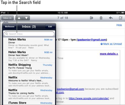 ���� - ¿Cómo organizar el correo electrónico en su ipad