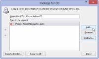 Cómo empaquetar su powerpoint 2013 presentación en un cd