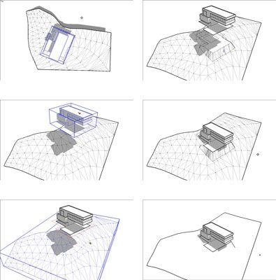 ���� - Cómo hacer un edificio en el terreno en Google SketchUp 8