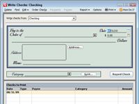 Cómo imprimir cheques a través de Quicken 2010