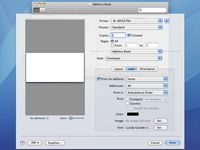 ���� - Cómo imprimir los contactos de la libreta de direcciones Mac OS X Snow Leopard