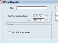 Cómo imprimir su Quicken 2010 registro de cheques