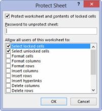 Cómo proteger un documento en Excel 2013