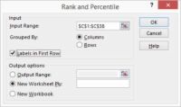 Cómo clasificar por percentil en excel