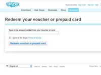 Cómo canjear el crédito de Skype de un bono