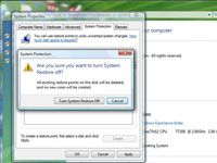 ¿Cómo eliminar infectada puntos de restauración de Windows Vista