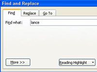 Cómo reemplazar texto en Word 2007
