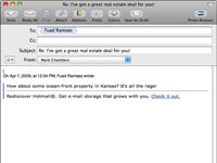 Cómo responder a un mensaje de correo de Apple con Mac OS X Snow Leopard