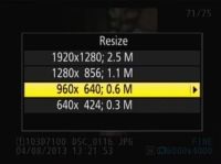 Cómo cambiar el tamaño de una sola foto de su D7100 de Nikon