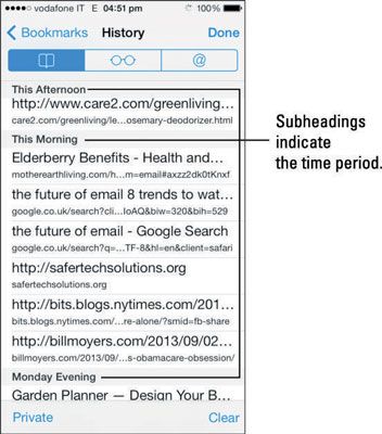 ���� - Cómo revisar el historial web en tu iPhone