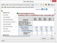 Cómo ejecutar una consulta Web en Excel