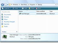 Cómo ejecutar el administrador de tareas en el arranque de Windows Vista