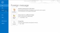 Cómo guardar un mensaje de 2013 correo electrónico de Outlook como un archivo