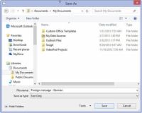 Cómo guardar un mensaje de 2013 correo electrónico de Outlook como un archivo