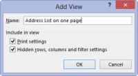 Cómo guardar vistas personalizadas de una hoja de cálculo de Excel 2013