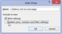 Cómo guardar vistas personalizadas de una hoja de cálculo de Excel 2013