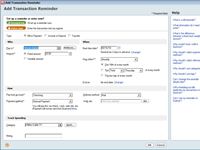 Cómo programar un pago o un recordatorio en Quicken 2010